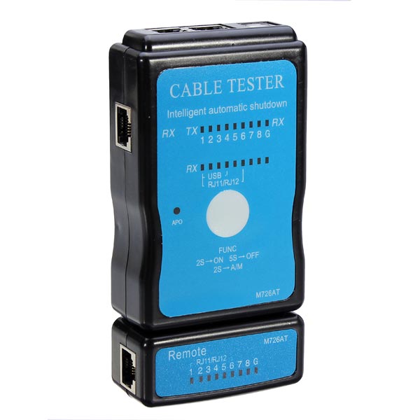 

Cable Tester LAN USB RJ45 RJ11 RJ12 Network Ethernet CAT5